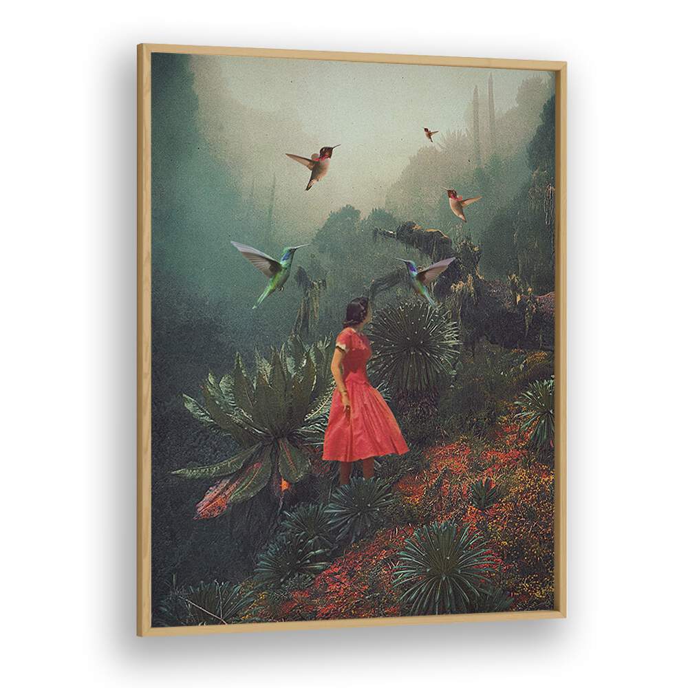 Surreal art prints showcasing "20 SECONDS BEFORE THE RAIN" by Frank Moth, featuring vibrant colors and enchanting imagery.