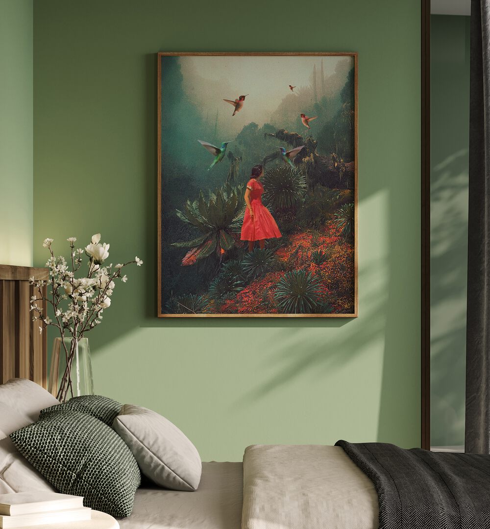 Surreal art print "20 SECONDS BEFORE THE RAIN" by Frank Moth, enhancing your space with captivating imagery.