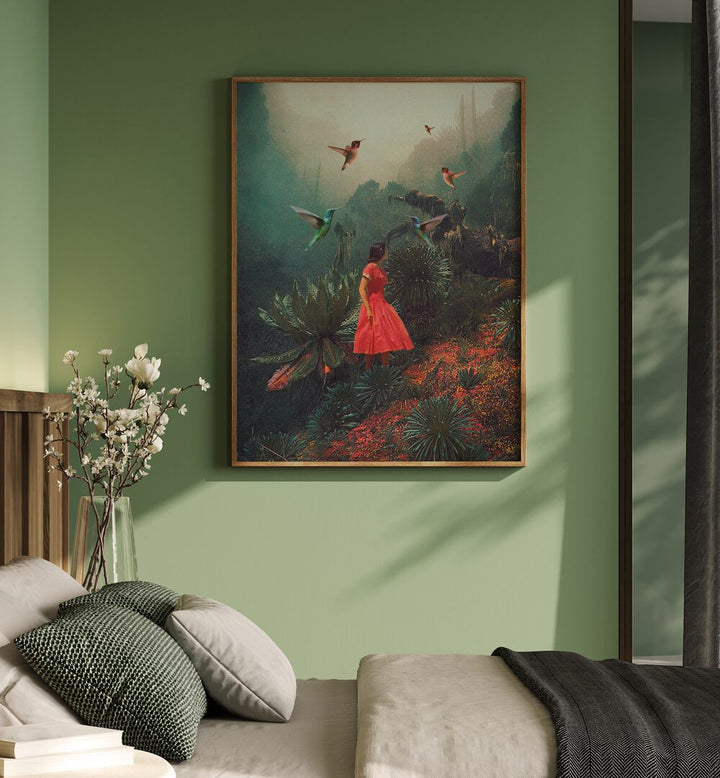 Surreal art print "20 SECONDS BEFORE THE RAIN" by Frank Moth, enhancing your space with captivating imagery.