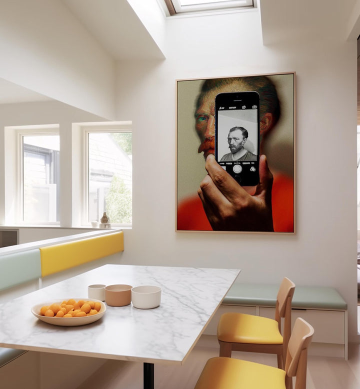 Transform your space with the SHOW YOU MY SELFIE, ALTERED ART PRINTS by Dikhotomy, showcasing modern self-expression.