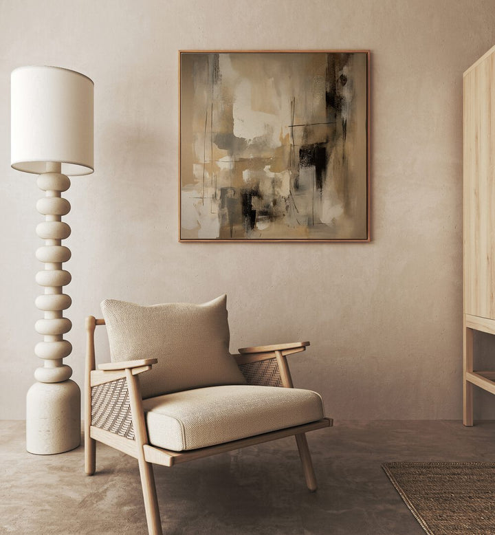 Elevate your decor with PO III, ABSTRACT PAINTINGS by Emel Tunaboylu, showcasing modern elegance on premium canvas.