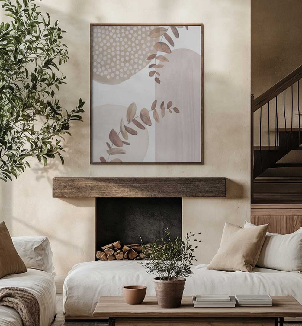 BOHO IN NEUTRAL I , BOHO ART PAINTINGS
