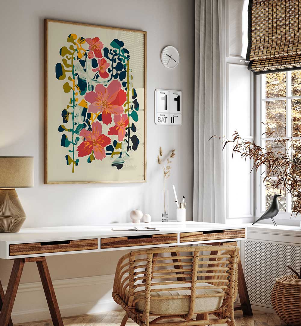 Brighten your decor with COLORFUL ORCHID, FLORAL FLOWER PAINTINGS, showcasing nature's vibrant beauty in any space.