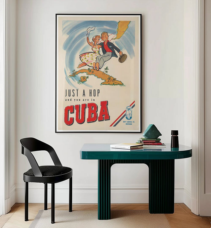 CUBA I, VINTAGE TRAVEL POSTERS showcase vibrant Cuban culture, perfect for transforming your home or office space.