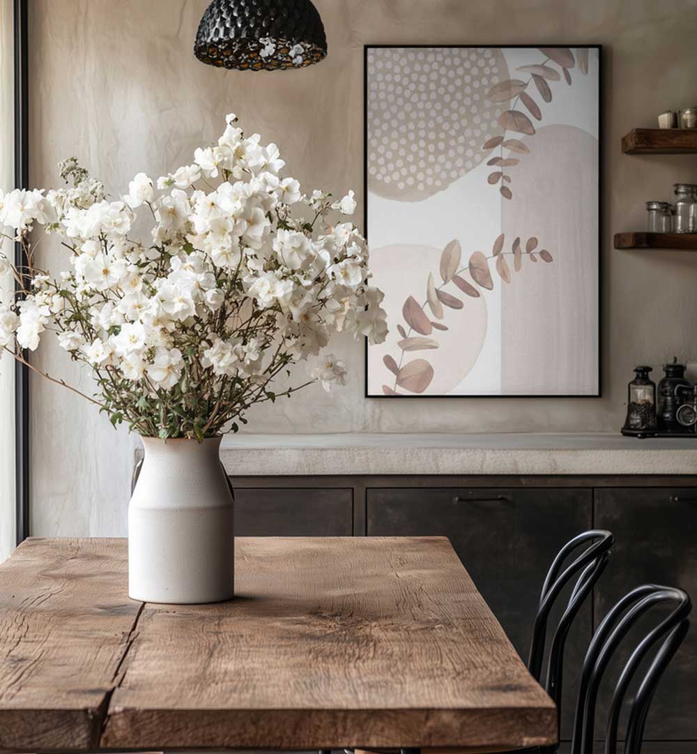 BOHO IN NEUTRAL I , BOHO ART PAINTINGS