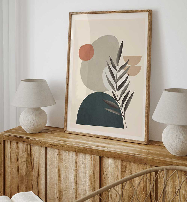 ABSTRACT NATURE MOMENT I , BOHO ART PAINTINGS