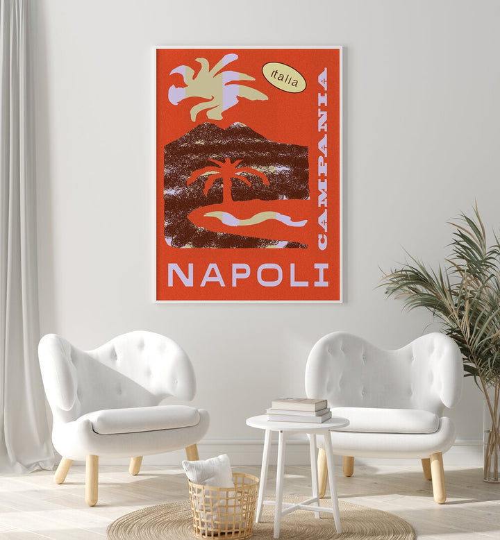 Stylish NAPOLI, VINTAGE TRAVEL POSTERS brighten up your space with Italy's vibrant charm and breathtaking landscapes.