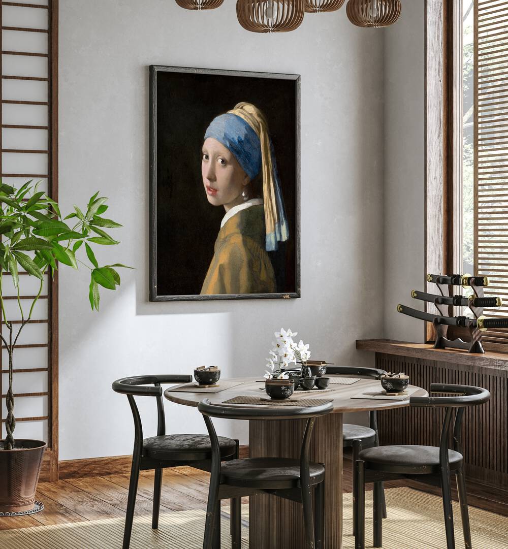 GIRL WITH A PEARL EARRING , VINTAGE PAINTINGS