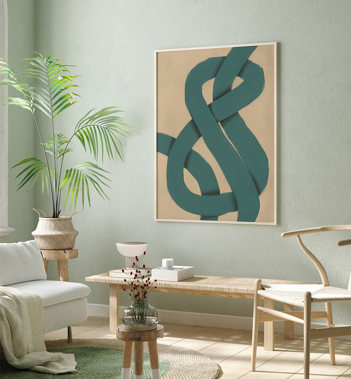 THE GREEN KNOT , ABSTRACT PAINTINGS