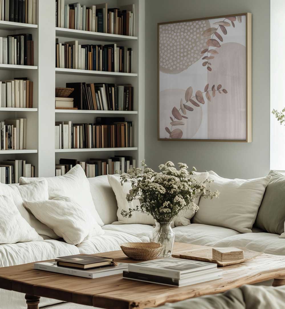 BOHO IN NEUTRAL I , BOHO ART PAINTINGS