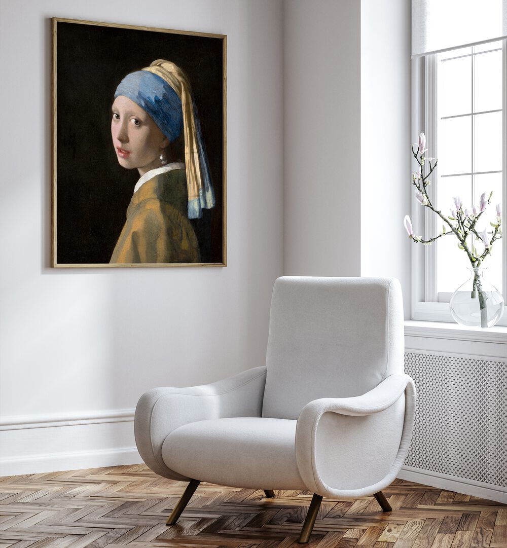 GIRL WITH A PEARL EARRING , VINTAGE PAINTINGS