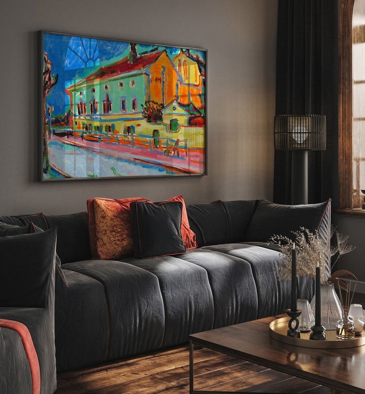 DANCE HALL BELLEVUE , VINTAGE PAINTINGS