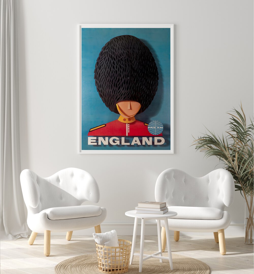 Stylish ENGLAND, VINTAGE TRAVEL POSTERS adorn your space, capturing the charm of iconic British landmarks.
