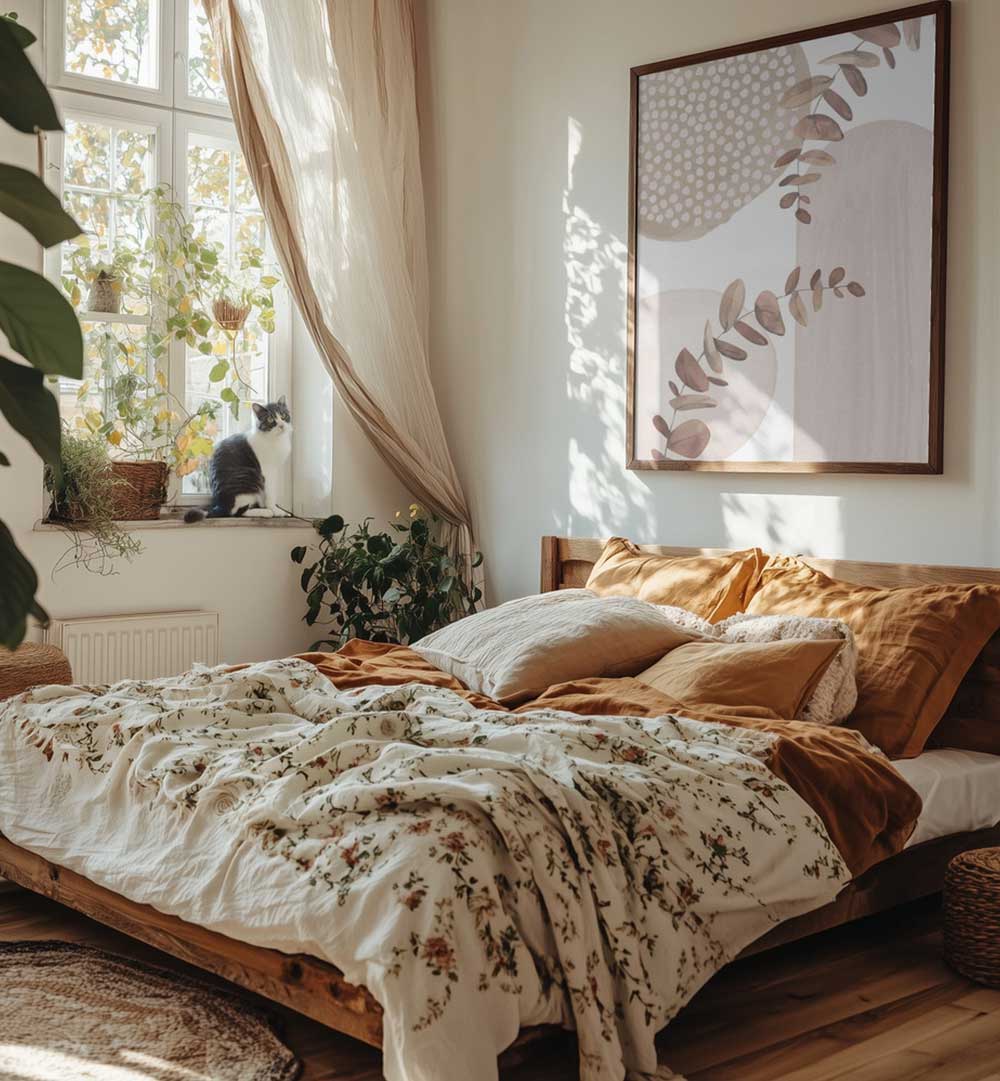 BOHO IN NEUTRAL I , BOHO ART PAINTINGS