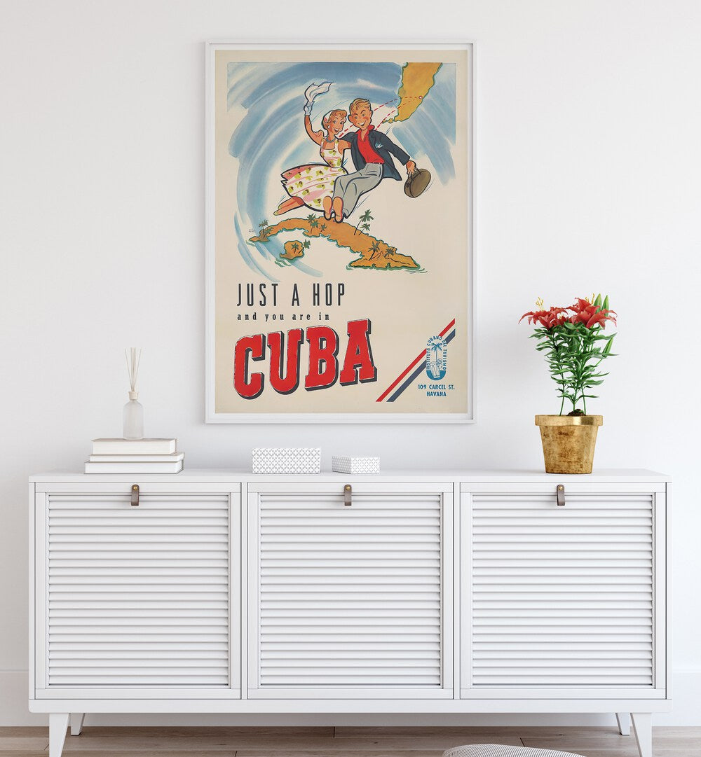 CUBA I, VINTAGE TRAVEL POSTERS showcase vibrant designs, perfect for adding charm to any home or office space.