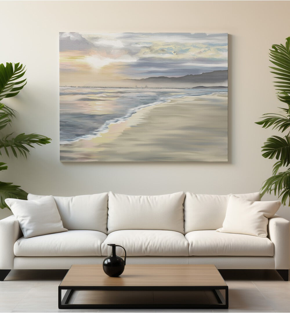 Serene GROTTO BEACH landscape paintings bring nature's beauty to your home, perfect for a calming decor transformation.