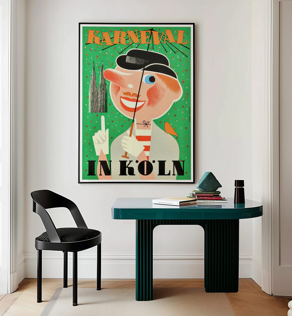 KARNEVAL, VINTAGE TRAVEL POSTERS brighten your space with vibrant designs and a nostalgic travel charm.