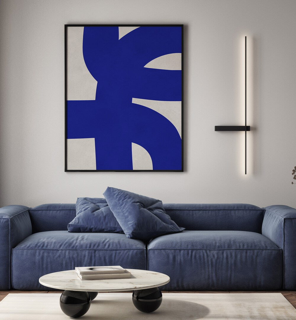 Elegant UNDULATING CURVES V, ABSTRACT PAINTINGS, enhances modern spaces with its unique design and vibrant colors.