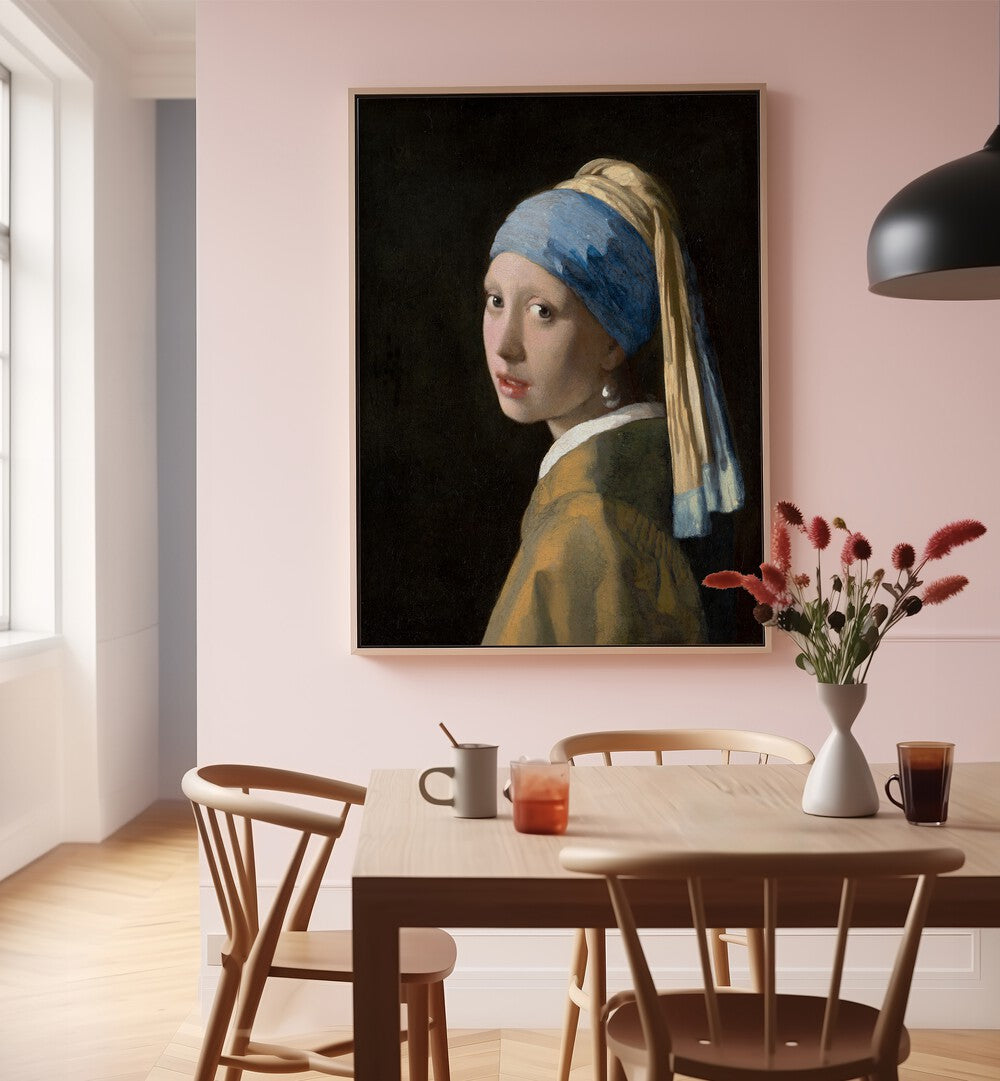GIRL WITH A PEARL EARRING , VINTAGE PAINTINGS