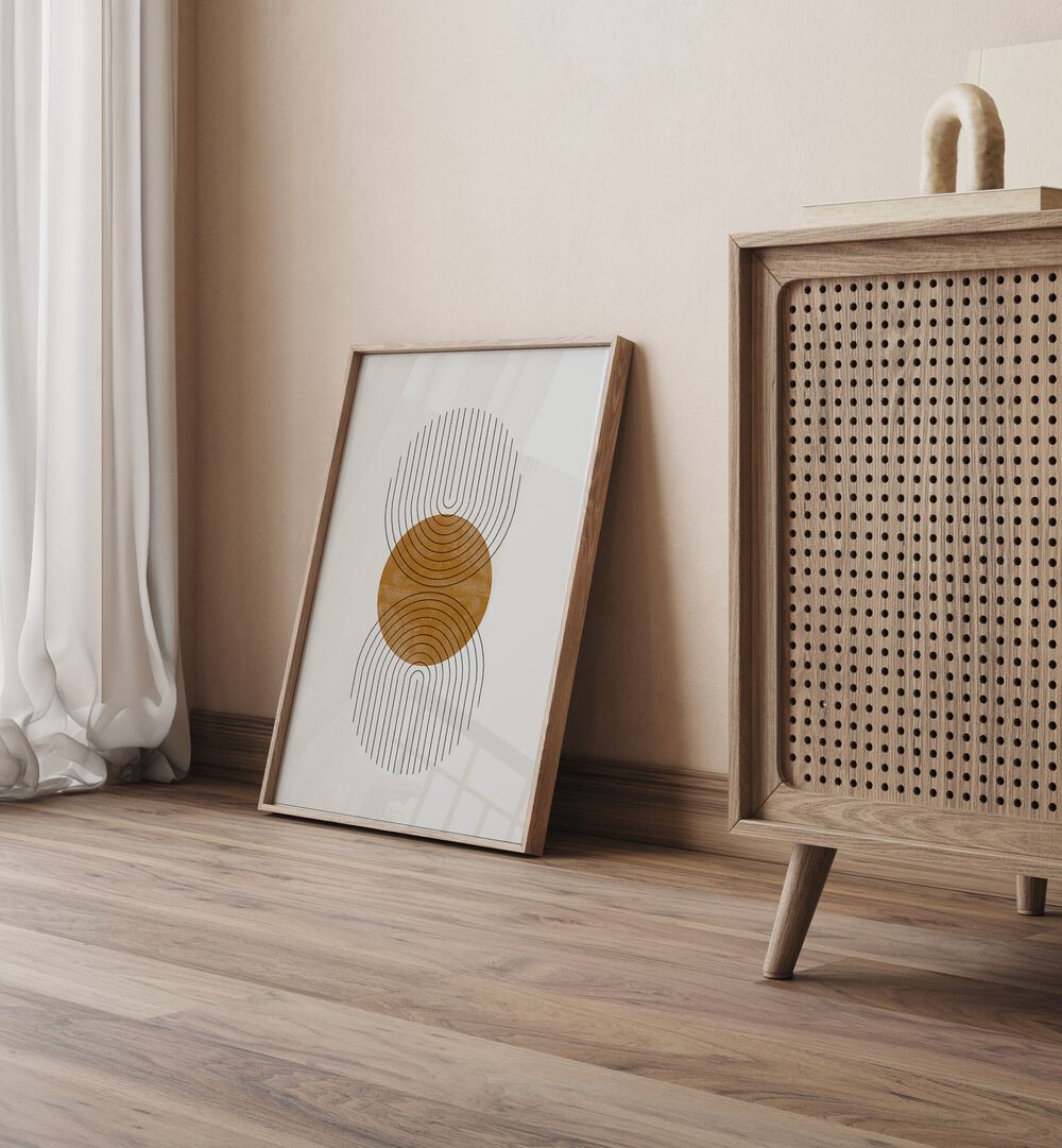 Stylish MODEN COMPOSITION, BOHO ART PAINTINGS enhance modern interiors with vibrant colors and unique designs.