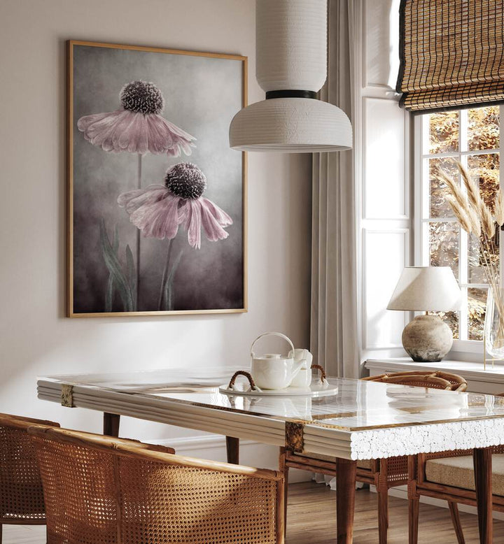 Stylish DUET, FLORAL FLOWER PAINTINGS enhance home decor with elegant floral artistry and functional design.