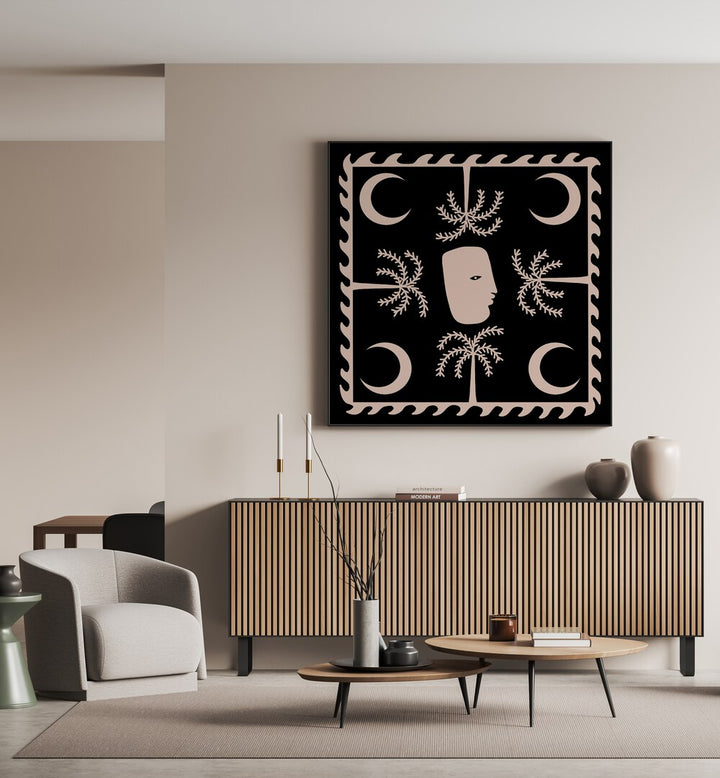 Stylish CELESTIAL I, BOHO ART PAINTINGS enhances modern decor with elegant design and unique craftsmanship.