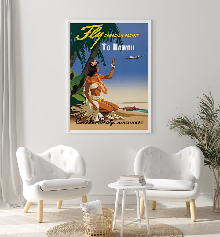 Explore the allure of travel with HAWAII IV, VINTAGE TRAVEL POSTERS, showcasing vibrant retro art for your space.