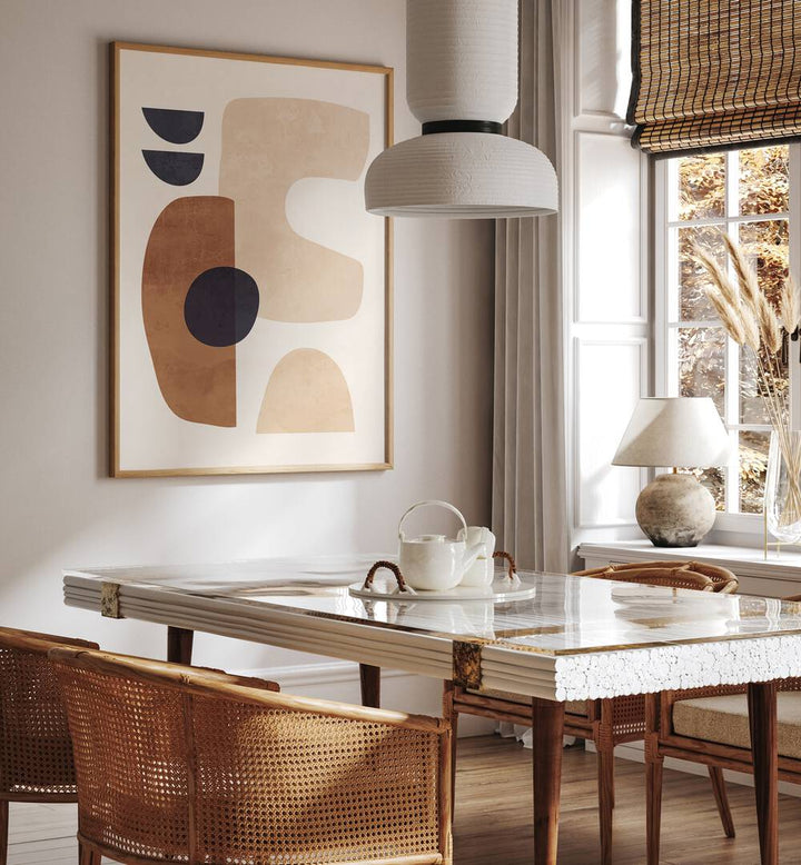 Elevate your decor with ABSTRACT HARMONY, BOHO ART PAINTINGS, blending modern art with bohemian charm.