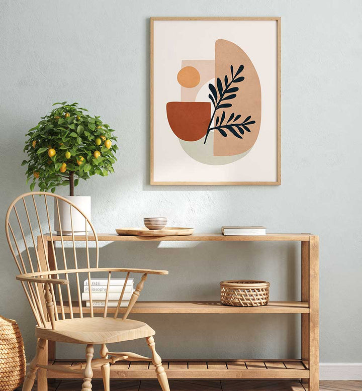 ORGANIC SHAPES HARMONY , BOHO ART PAINTINGS