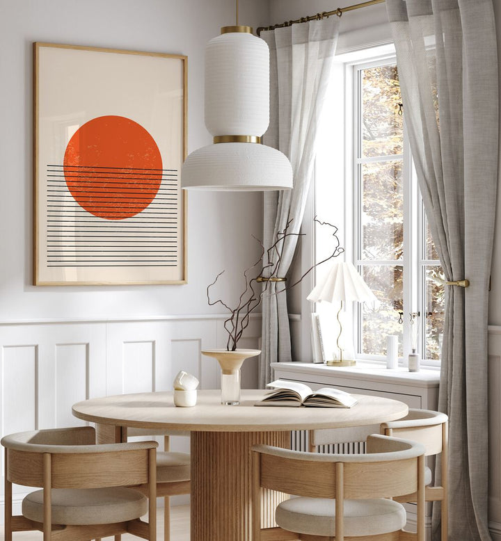 Warm and stylish, BOHO SUNSET SERIES III, BOHO ART PAINTINGS enhance any space with creative bohemian vibes by Jay Stanley.