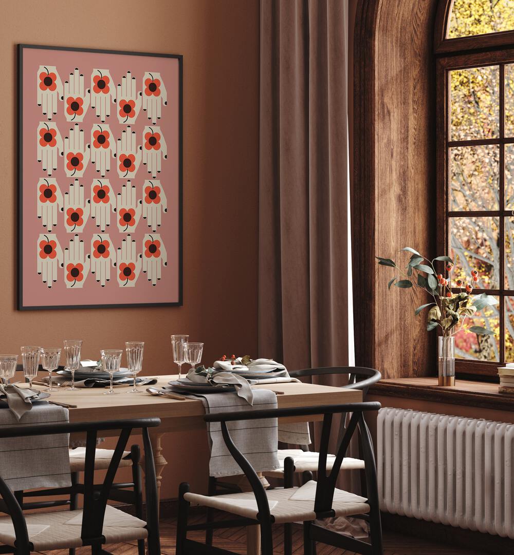 Vibrant FLOWER IN THE HAND, FLORAL FLOWER PAINTINGS brighten any space, showcasing stunning botanical art.