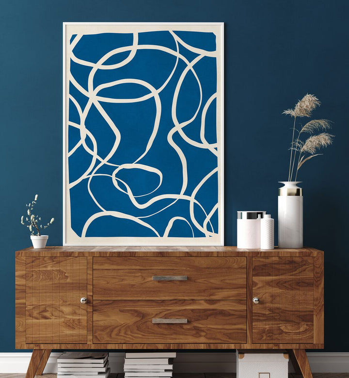 Stylish decor featuring EXPRESSIVE LINES IX, ABSTRACT PAINTINGS, perfect for enhancing creative spaces.