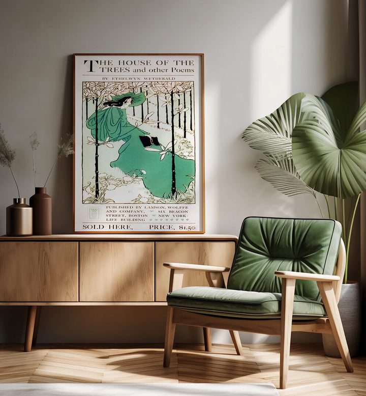 THE HOUSE OF THE TREES , VINTAGE PAINTINGS