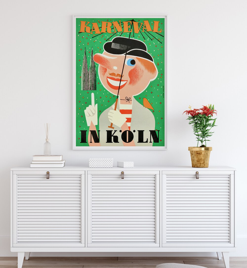 KARNEVAL Vintage Travel Posters feature vibrant designs perfect for transforming your living space with classic charm.