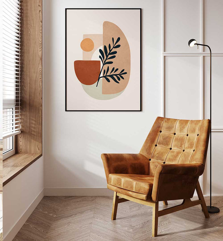 ORGANIC SHAPES HARMONY , BOHO ART PAINTINGS