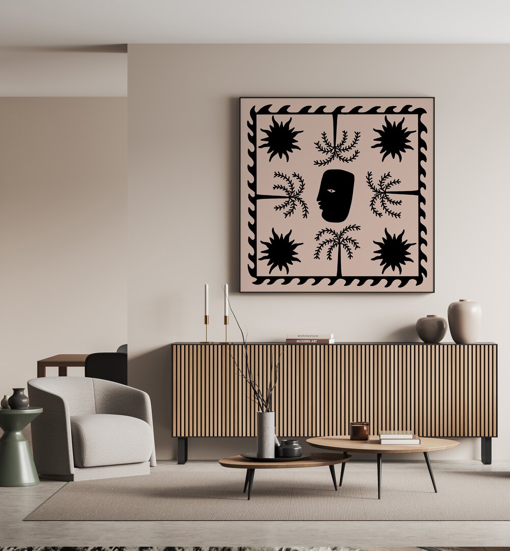 Elevate your space with CELESTIAL II, BOHO ART PAINTINGS, blending elegance and charm in your home decor.