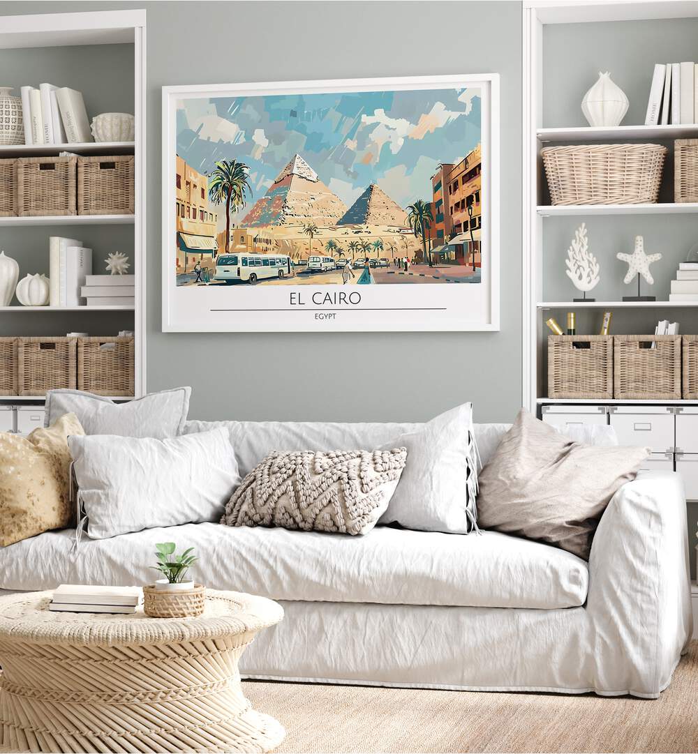 EL CAIRO CAPITAL CITY - EGYPT , TRAVEL POSTERS