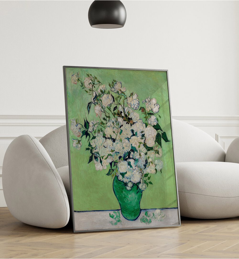 BLOOMS OF ETERNITY: VINCENT VAN GOGH'S ROSES, 1890 , VINTAGE PAINTINGS