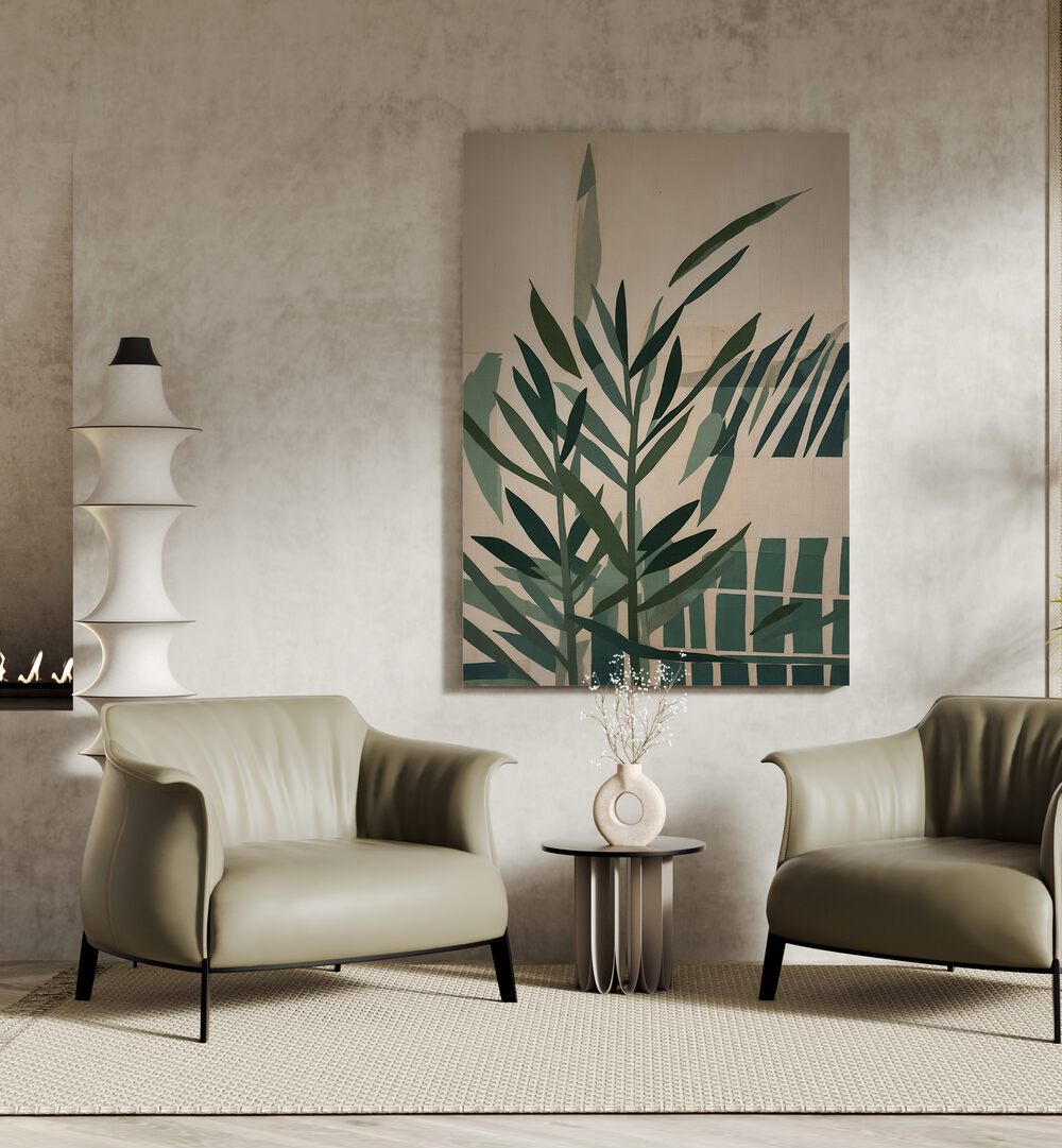 Elegant PAPER CUT GREEN LEAVES II, FLORAL FLOWER PAINTINGS enhance any room with vibrant, intricate designs.