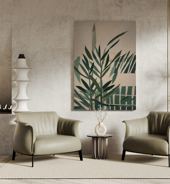 Elegant PAPER CUT GREEN LEAVES II, FLORAL FLOWER PAINTINGS enhance any room with vibrant, intricate designs.