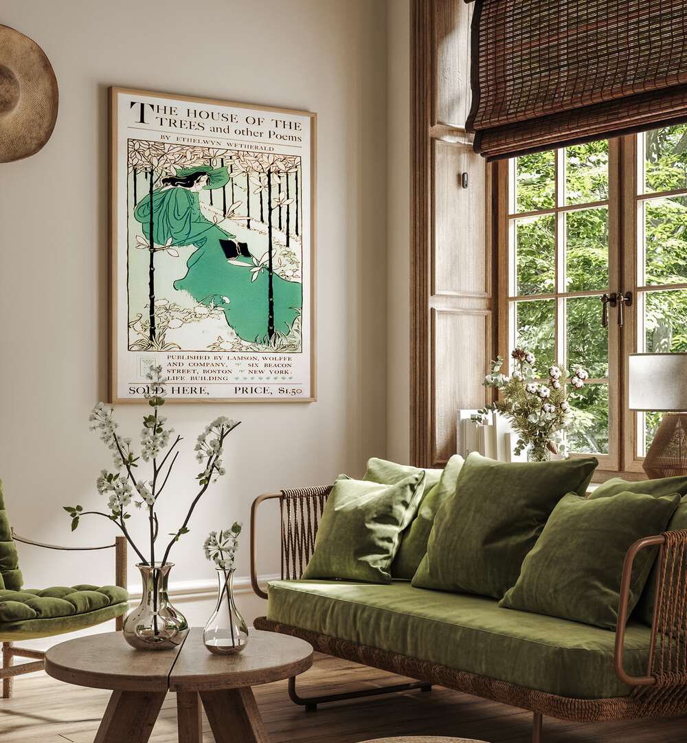 THE HOUSE OF THE TREES , VINTAGE PAINTINGS