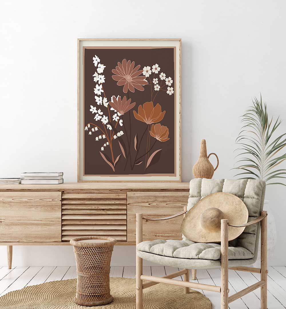 BLOOMING GRACE , FLORAL FLOWER PAINTINGS