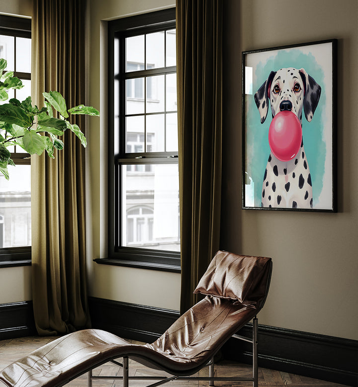 BUBBLE GUM DALMATIAN , WILDLIFE PAINTINGS