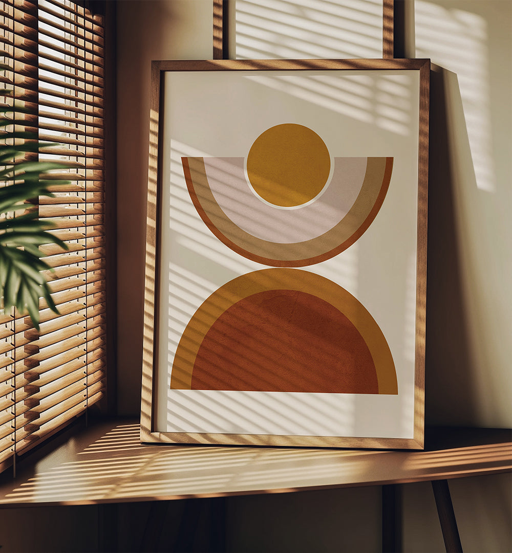 MODERN GEOMETRY , BOHO ART PAINTINGS