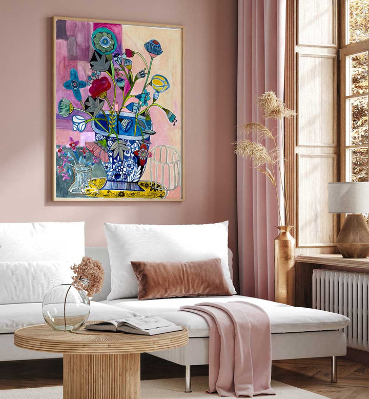 50SHADES OF PURPLE , FLORAL FLOWER PAINTINGS