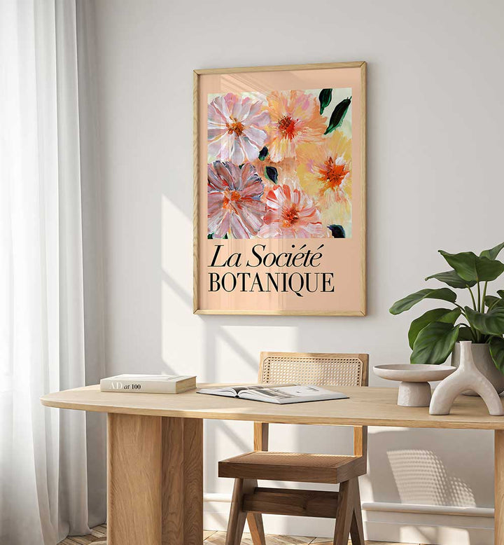 Brighten your decor with BOTANIQUE PEACH, FLORAL FLOWER PAINTINGS, showcasing vibrant hues and artistic elegance.
