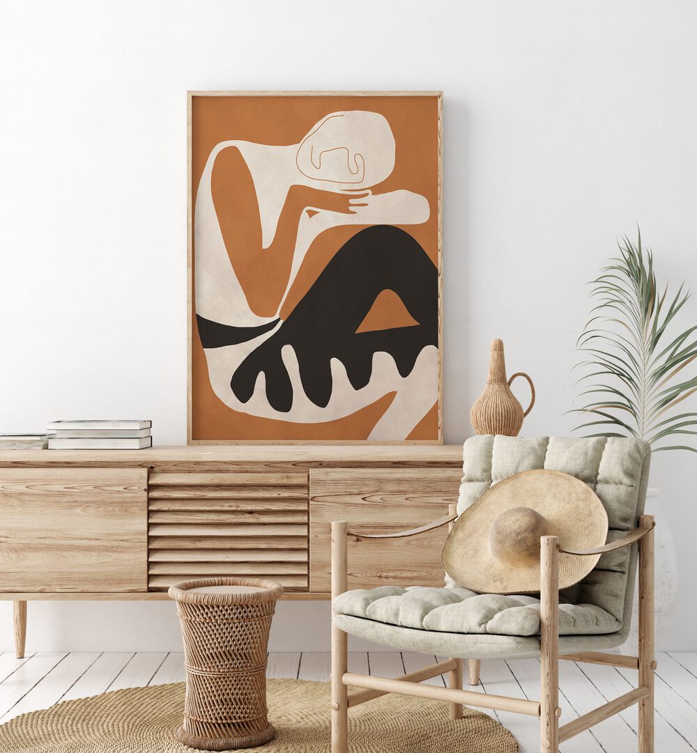 Transform your space with our ABSTRACT ART FIGURE, BOHO ART PAINTINGS, enhancing your home’s eclectic charm and vibe.