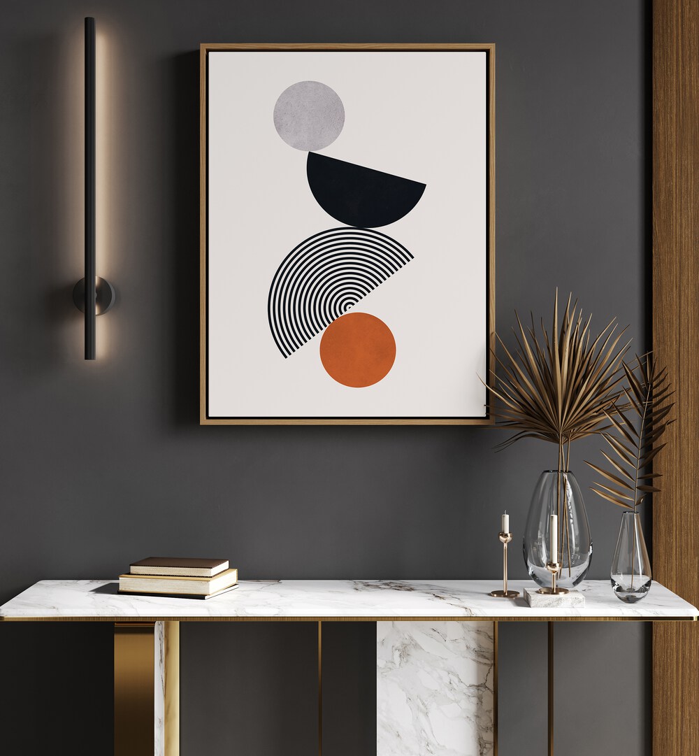 Elegant BALANCE I, BOHO ART PAINTINGS, showcasing serene geometric designs to enhance your space with tranquility.