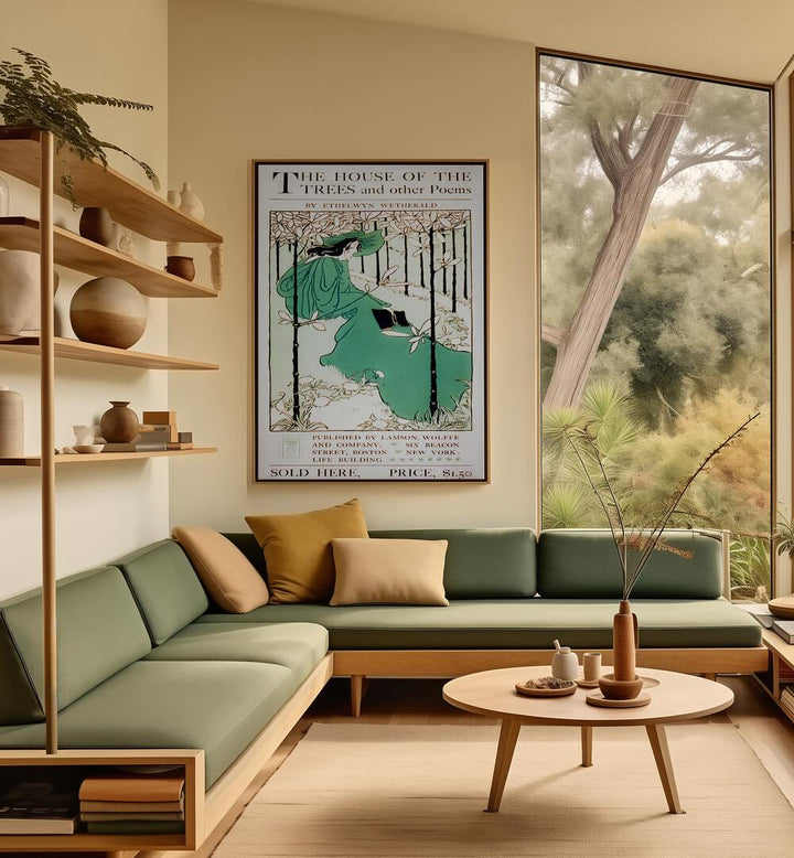 THE HOUSE OF THE TREES , VINTAGE PAINTINGS