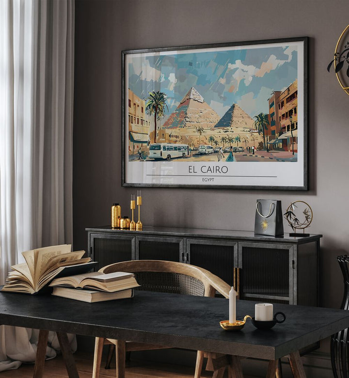 EL CAIRO CAPITAL CITY - EGYPT , TRAVEL POSTERS
